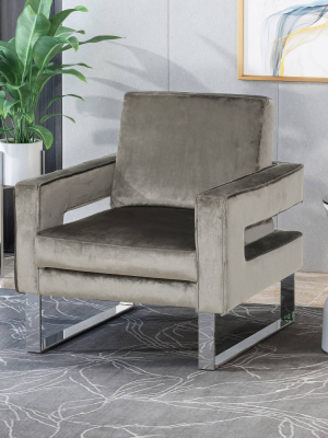 Kirkwood Modern Glam Velvet Club Chair - Christopher Knight Home