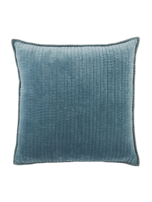 Jaipur Living Beaufort Stripes Blue/ Beige Poly Throw Pillow 22 Inch