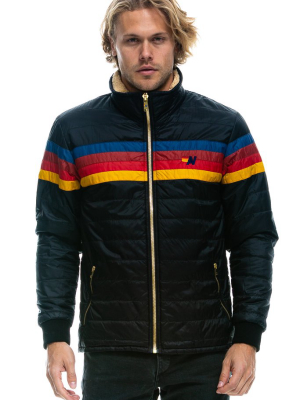 Men's 4 Stripe Jacket -  Black