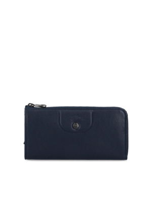 Longchamp Le Pliage Cuir Long Zip Around Wallet