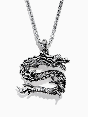 Effy Men's Sterling Silver Dragon Pendant