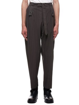 Utility Trousers (mwotrs03-gray-pinstripe)