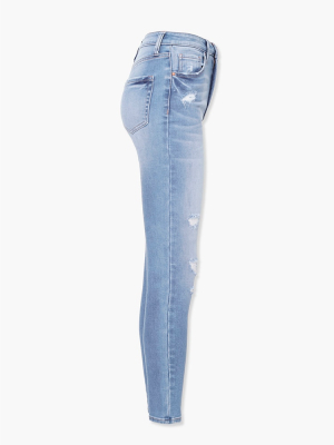 Distressed Super Skinny Jeans