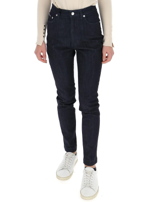 Dolce & Gabbana High Waisted Slim-fit Jeans