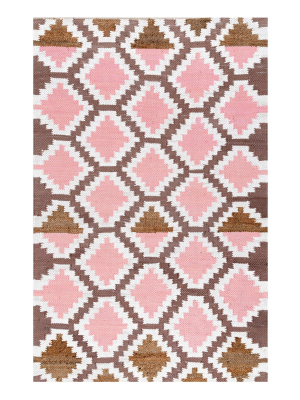 Mirabel Diamond Woven Rug