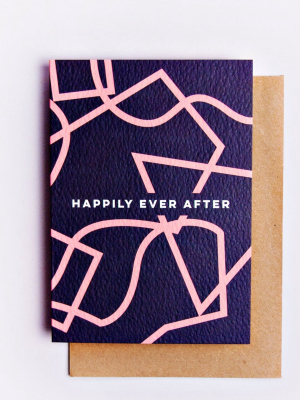 Happily Ever After Shapes Card