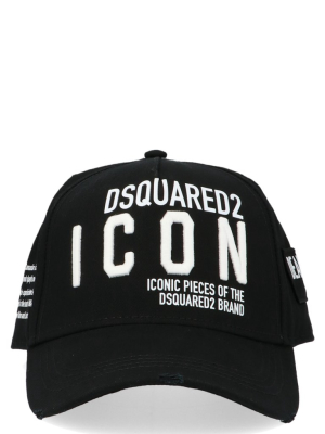 Dsquared2 Logo Embroidered Baseball Cap