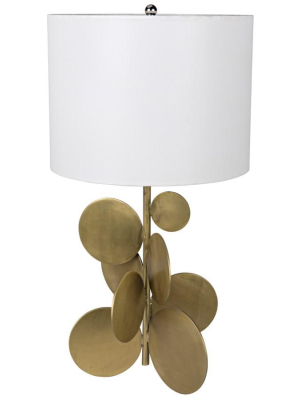 Vadim Table Lamp, Antique Brass