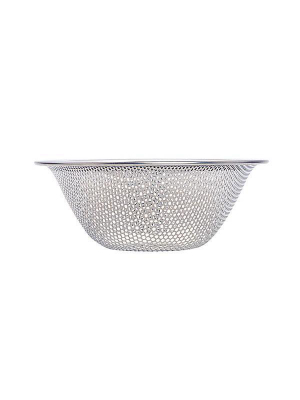 Stainless Steel Punch Pressed Strainer - 6 1/2 In