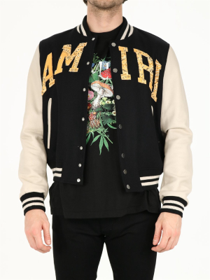 Amiri Vintage Logo Appliqué Varsity Jacket