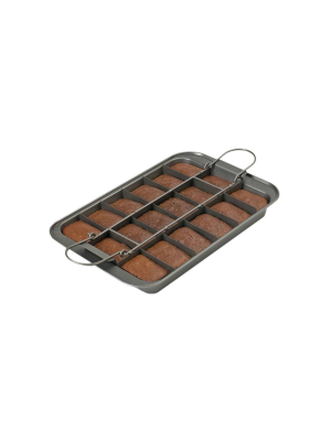 Chicago Metallic 9"x13" Slice Solutions Brownie Pan