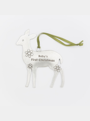 Baby's 1st Christmas Ornament - Deer