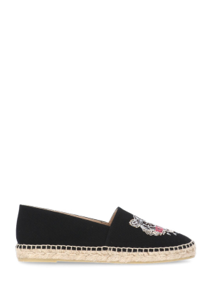 Kenzo Tiger Embroidered Flat Espadrilles