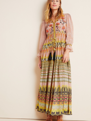 Giorgia Embroidered Maxi Dress