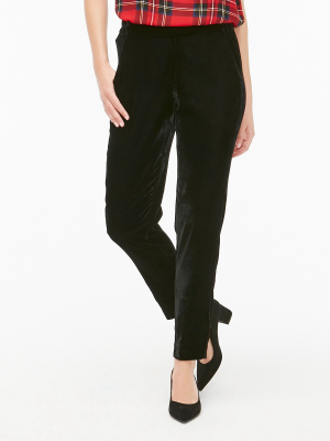 Drapey Velvet Jamie Pant