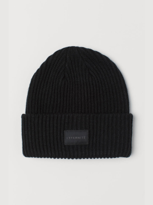 Rib-knit Hat