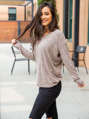 Lightweight Aliah Sweater - Tan