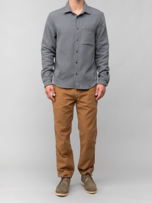 Blanket Twill Overshirt Pewter