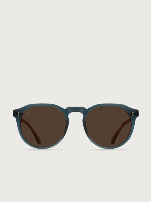 Remmy 52 Sunglasses In Cirus With Vibrant Brown Polarized Lenses