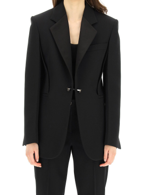 Givenchy Pin Detailed Single Breasted Blazer