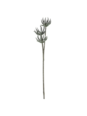 Vickerman 24" Artificial Mixed Green Aloe Spray.