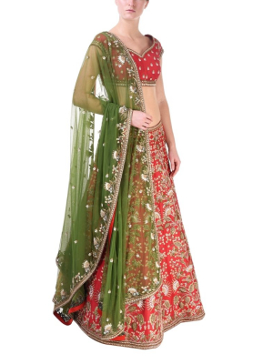 Embroidered Lehenga Set