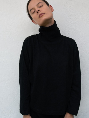 Easy Box Mockneck : Black