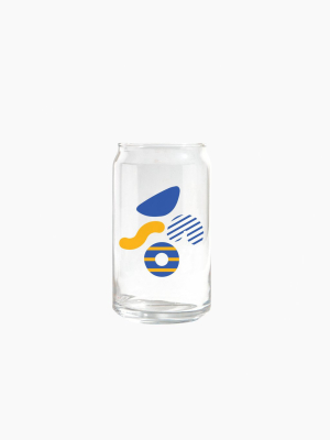 Poketo Drinking Glass In Aquatic