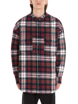 Juun.j Tartan Print Hooded Jacket