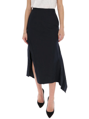 Jil Sander Side Slit Asymmetric Skirt