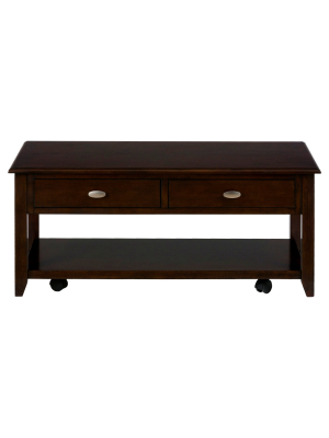 Merlot Cocktail Table Brown - Jofran Inc.