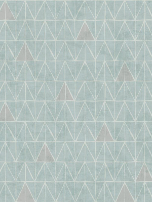 Summit Wallpaper In Grey And Blue From The Stark Collection By Mayflower Wallpaper