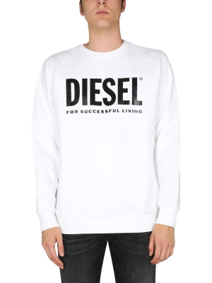 Diesel Logo Printed Sweatshirt