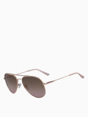 Metal Aviator Sunglasses