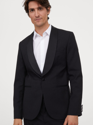 Slim Fit Wool Tuxedo Jacket