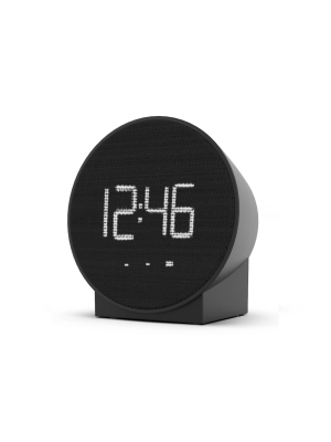 Small Round Alarm Table Clock Black - Capello