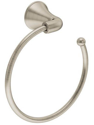 Symmons 553tr Elm Wall Mounted Towel Ring - Satin Nickel