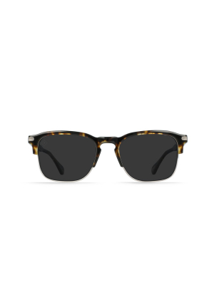 Raen Wiley Alchemy Sunglasses - Brindle Tortoise/smoke Polarized