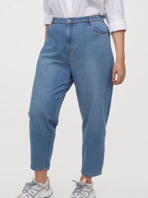 H&m+ Barrel Leg High Jeans