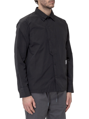 C2h4 Logo Patch Asymmetric Overshirt