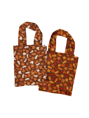 Small Grocery Bags · Fall Leaves