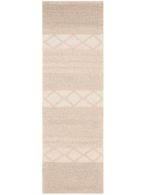 Natura Casual Beige Runner Rug