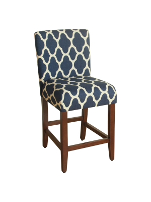 24" Upholstered Counter Height Barstool - Homepop