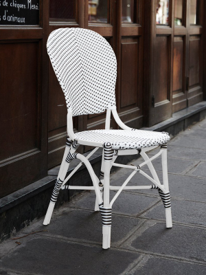 Isabell Side Chair - Alurattan Outdoor - Stackable