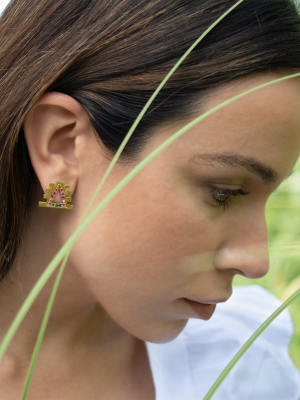 Lukutuwe Arcoiris Stud Earrings