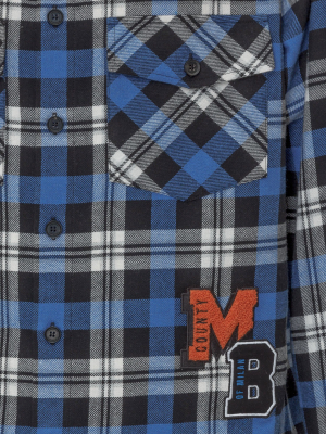 Marcelo Burlon County Of Milan Monogram Checked Shirt