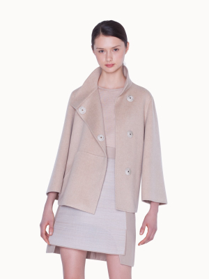 Jacket In Double-face Cashmere