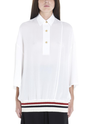 Loewe Stripe Trimmed Polo Shirt