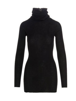 Rick Owens Ribbed High-neck Jumper