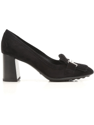 Tod's Double T Fringed Pumps